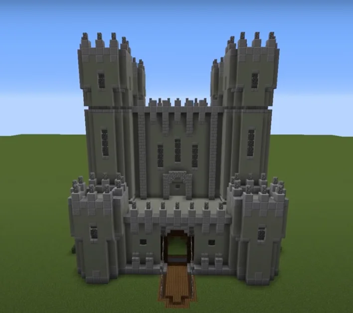 simple castle layout