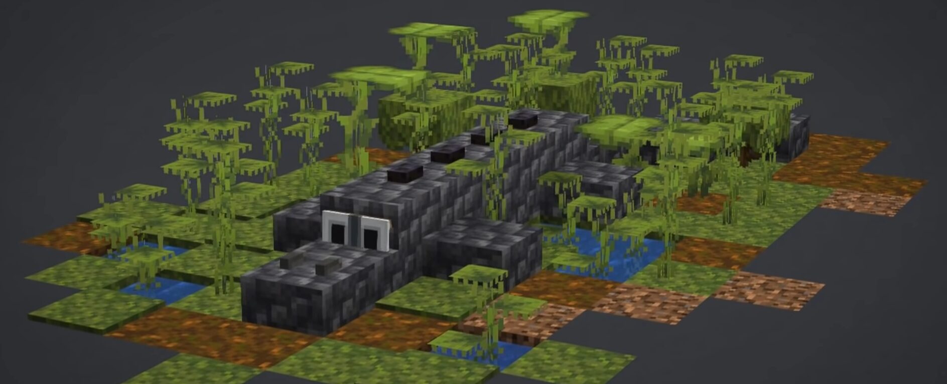 Minecraft Stone Alligator