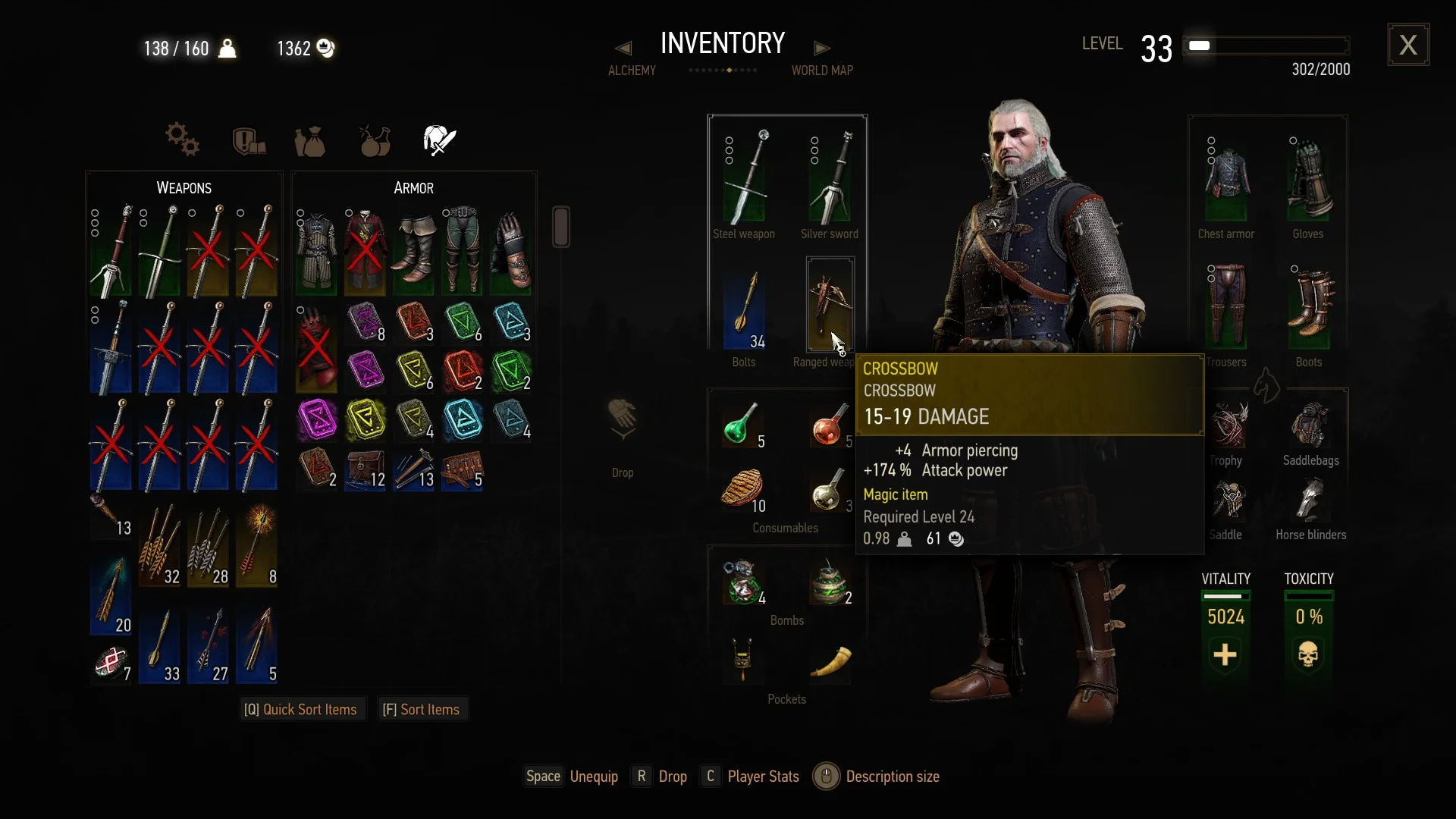 Best crossbows in Witcher 3 