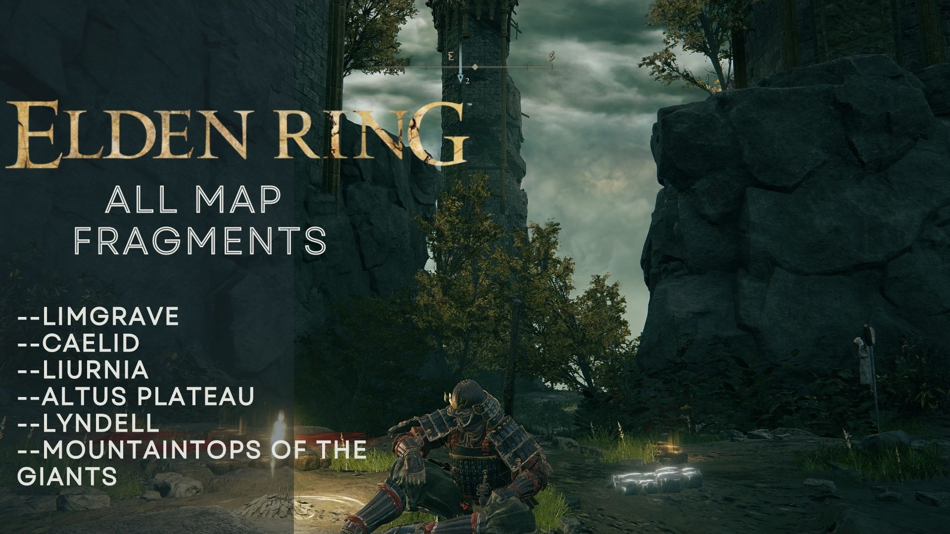 Elden Ring map fragments locations