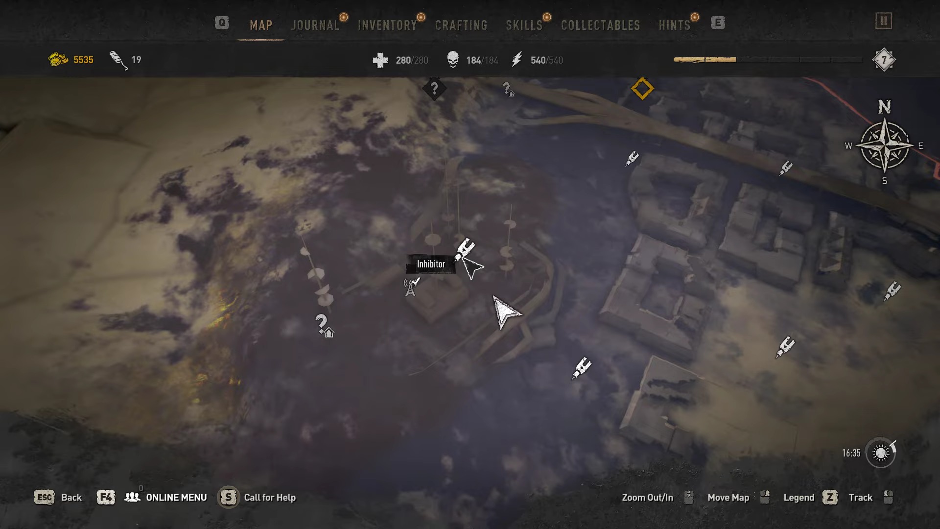 Dying Light 2 Newfound Land Military Relay Inhibitor Map Location