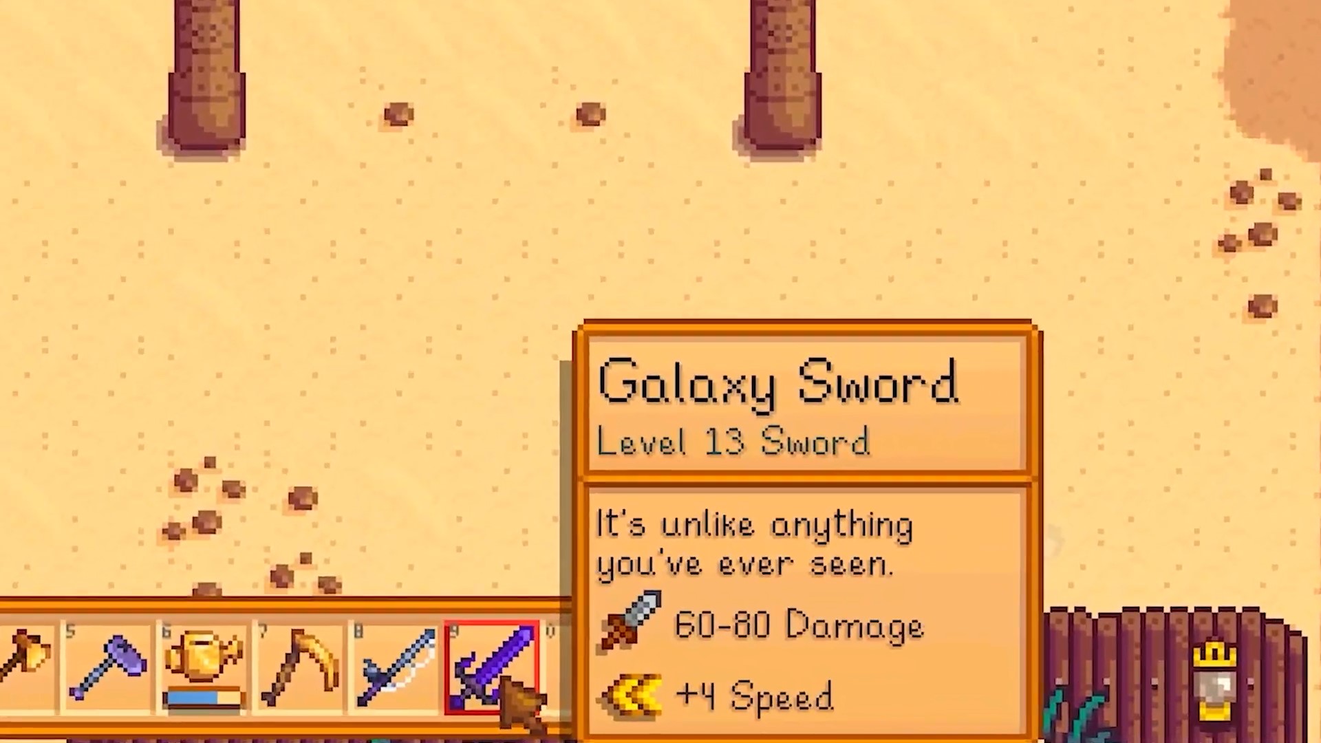 Stardew Valley Best Weapon Galaxy Sword