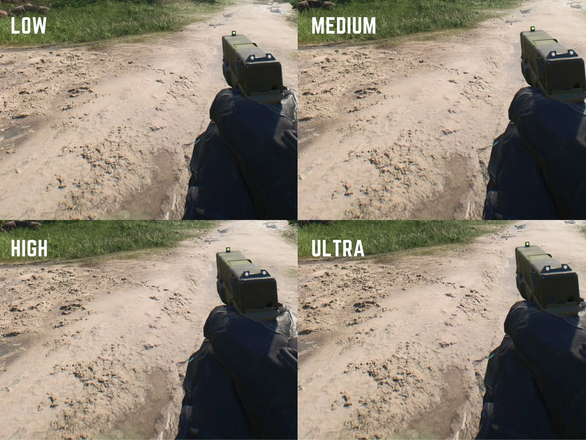 Battlefield 4 Graphics Comparison: Ultra, High, Medium, Low 