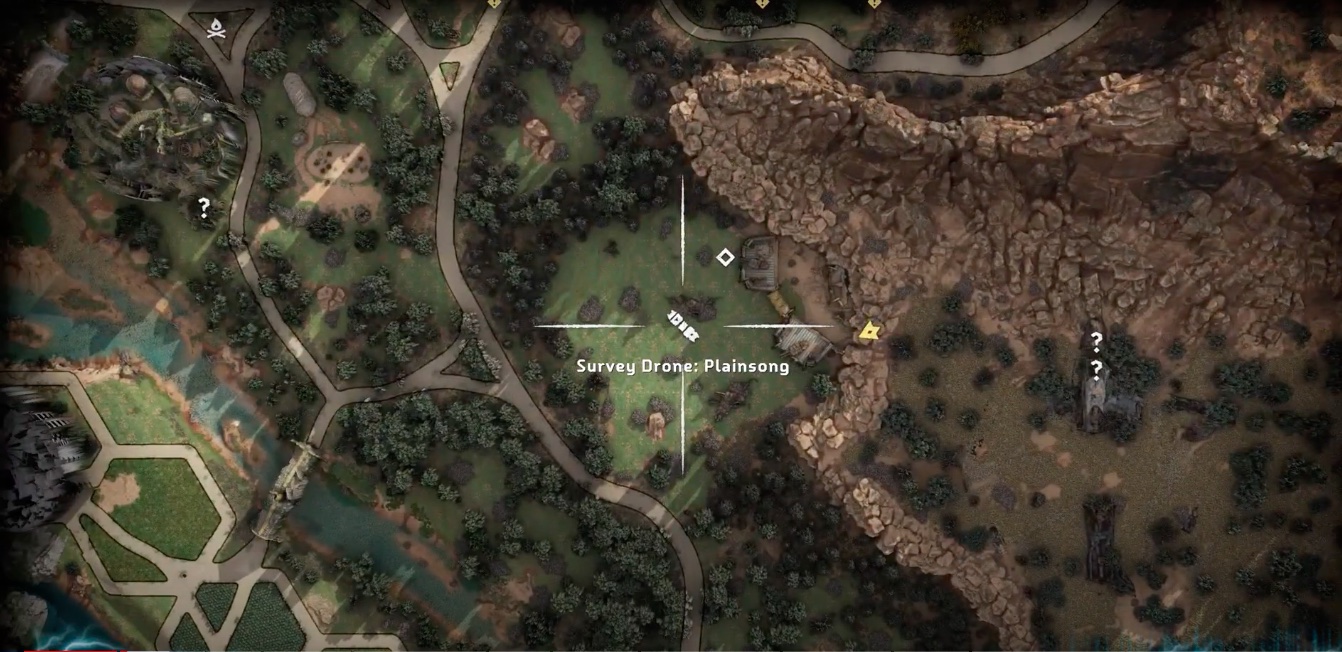 survey drone map location plainsong