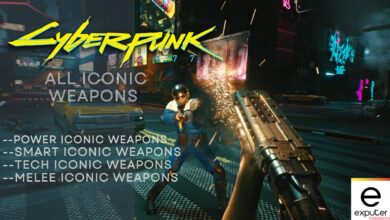 All Iconic Weapons Cyberpunk 2077