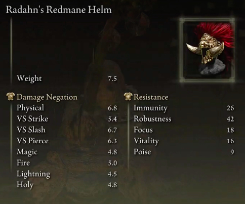Elden General Radahn's Helm