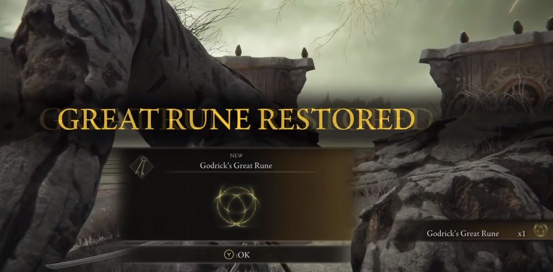 At this location, Godrick's Great Rune in Elden Ring is ready to be activated.