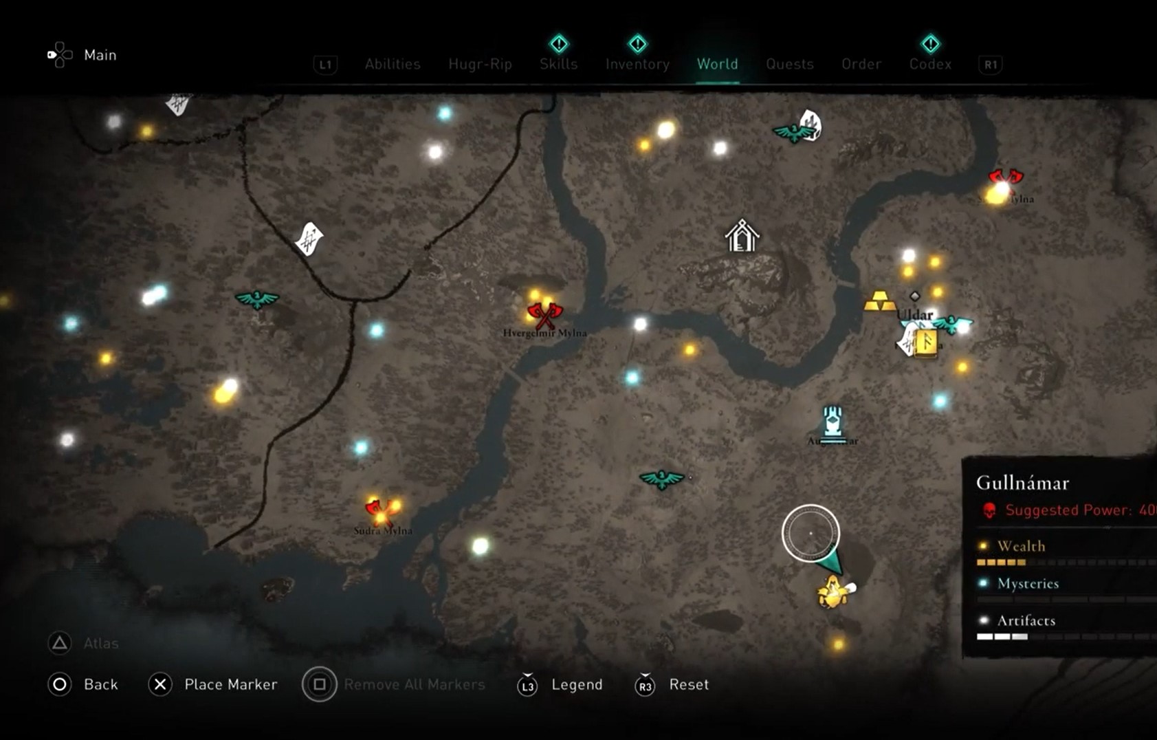 Image that shows the map location for Legacy of Ivaldi