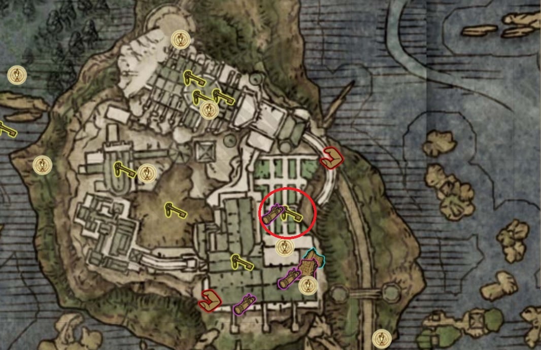 Elden Ring keys around the map
