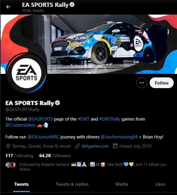 EA Sports Rally.