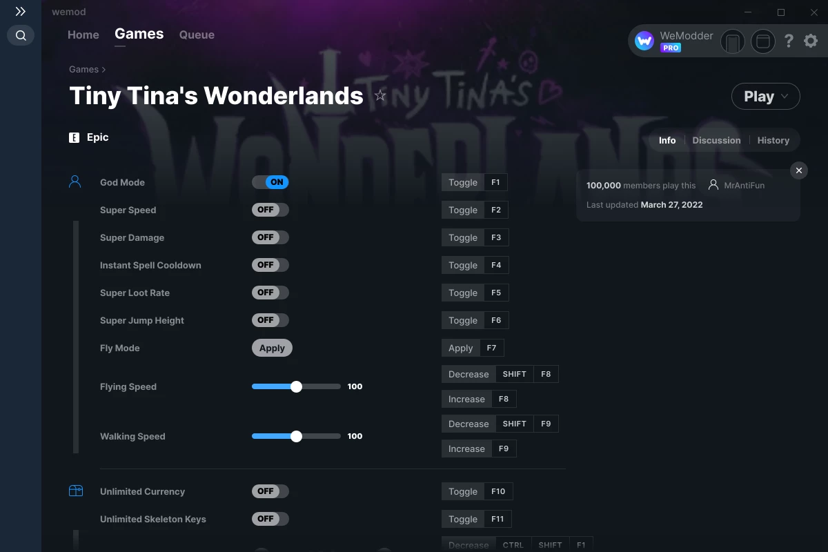 Tiny Tina’s Wonderlands Best Trainers