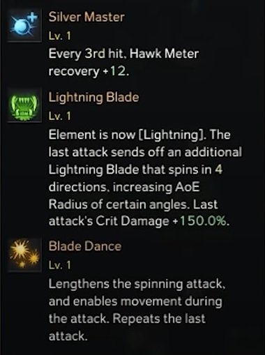 tripods of Blade Storm in Lost Ark Sharpshooter build.