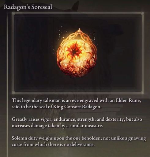 Elden Ring Radagon's Soreseal