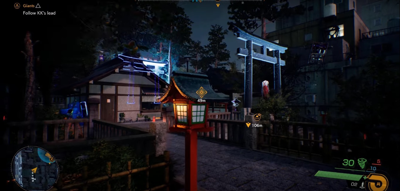 3rd Torii Gate in Ghostwire Tokyo Onten Shrine