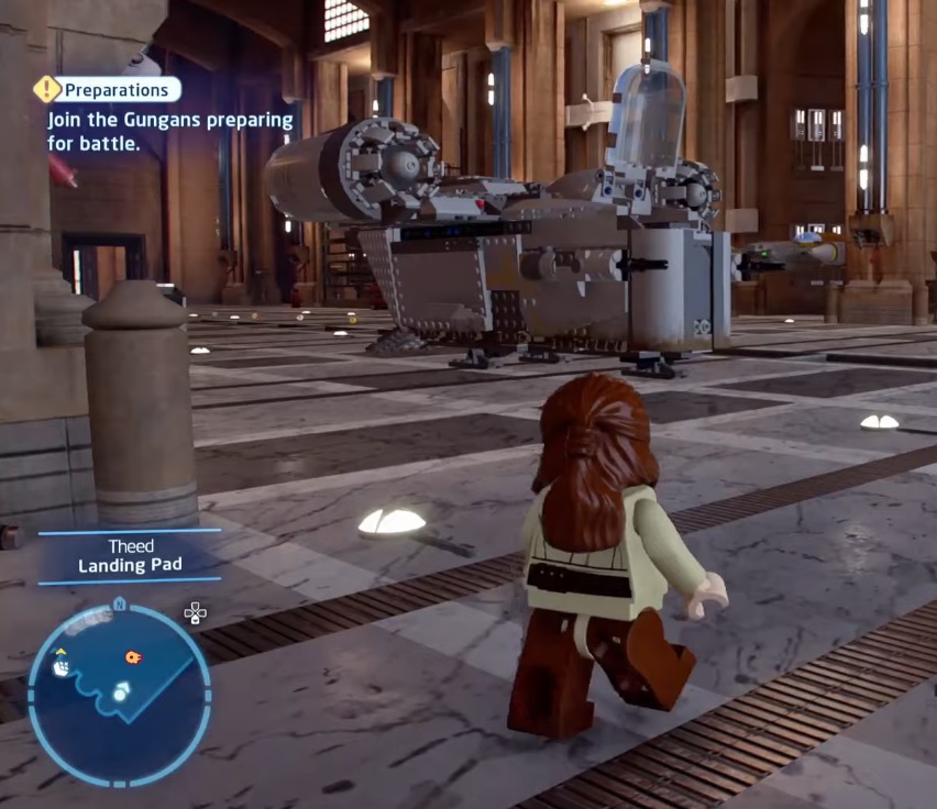The Razor Crest in Lego Star Wars The Skywalker Saga is unlocked using code