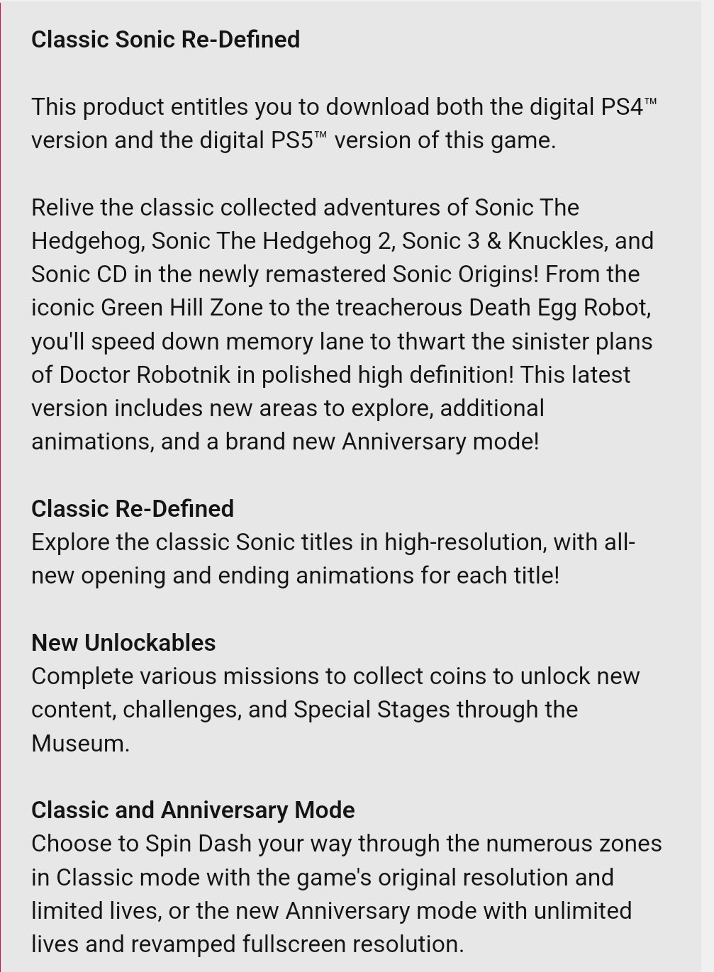 Sony Origins Leaked On The New Zealand And Australia PSN stores