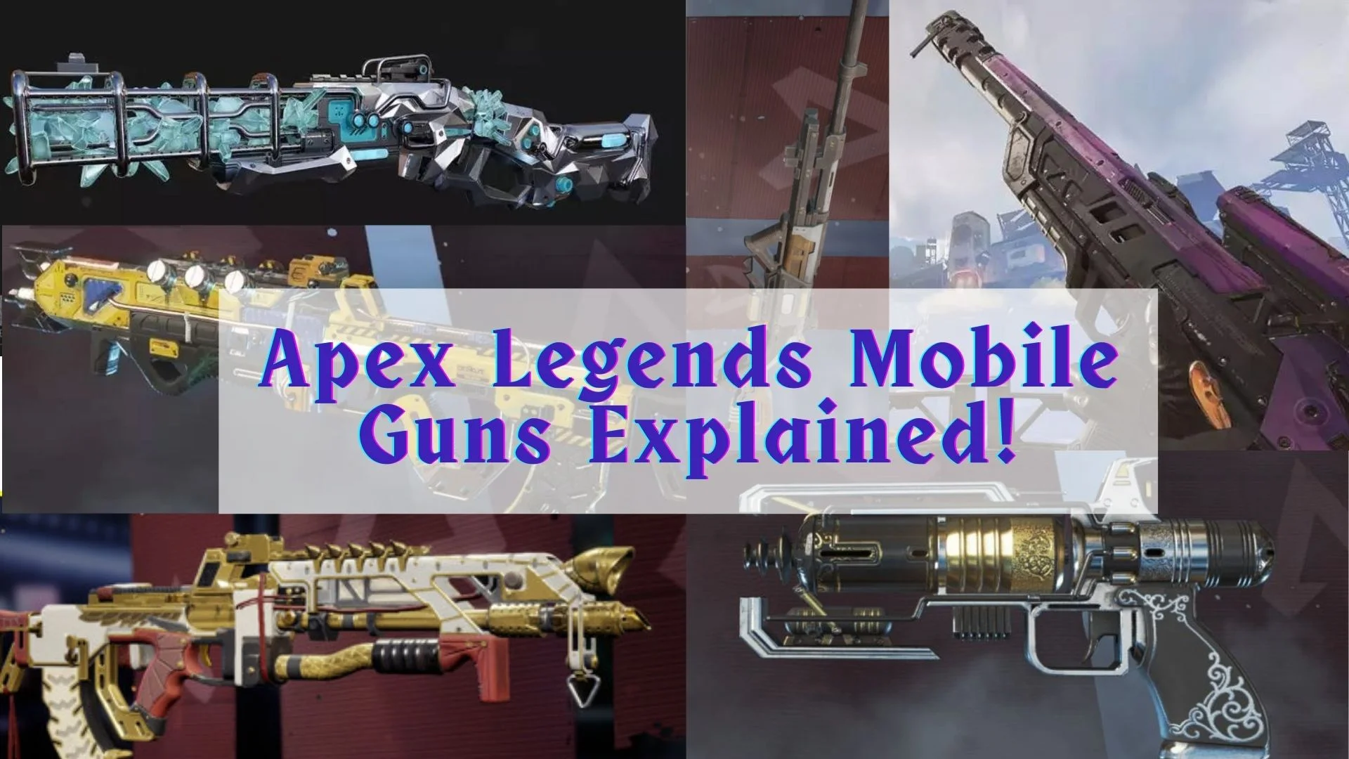 Apex Legends guns