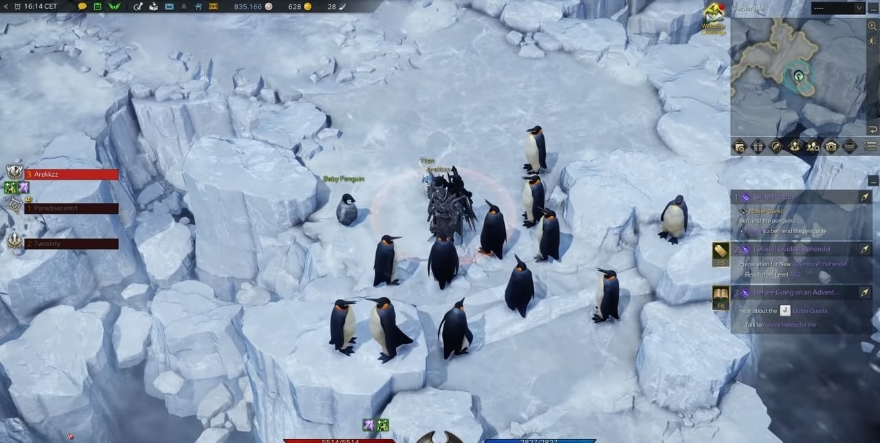Glacier Island penguins-Lost Ark Island Guide