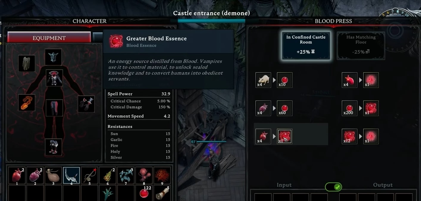 recipe-Greater blood essence-V Rising Unsullied Hearts