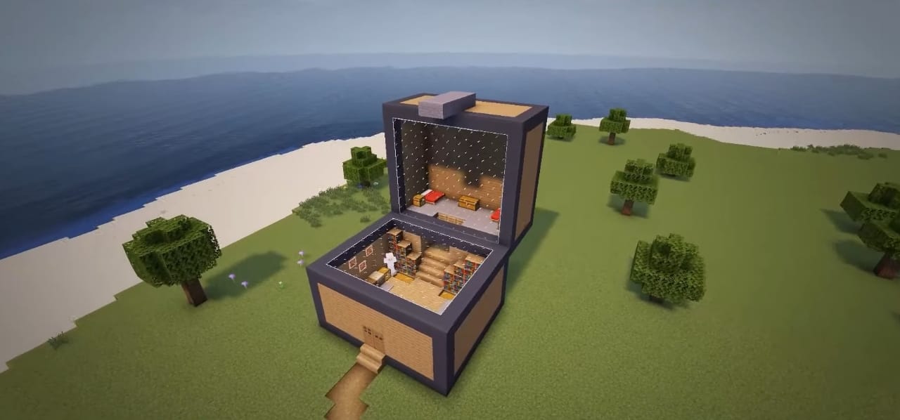 منزل البقاء على قيد الحياة Minecraft