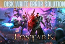 Solution to Lost Ark Disk Write Error