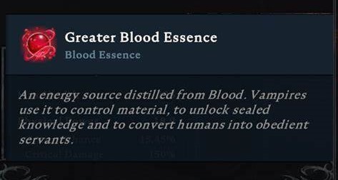 Castle Guide Greater Blood Essence