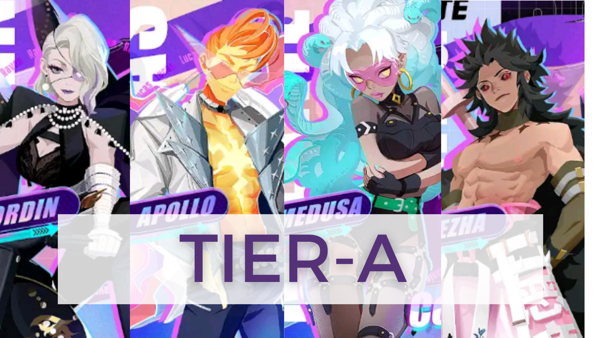 Tier A characters dislyte