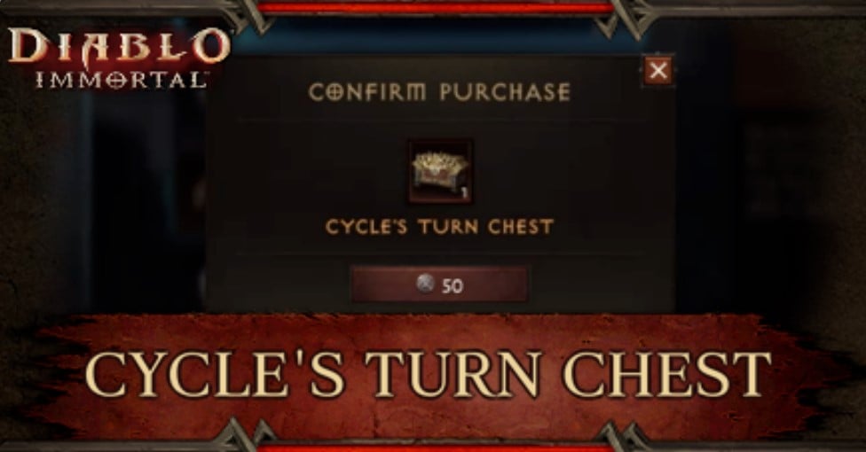 Cycle turn chest Diablo Immoral