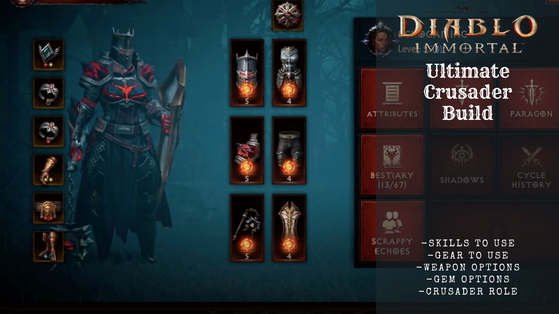 The Ultimate Diablo Immortal Crusader Build