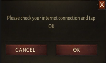 Diablo Immortal Please Check Your Internet Connection