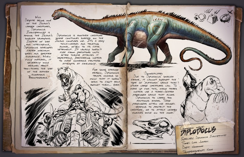 Ark Diplodocus Overview