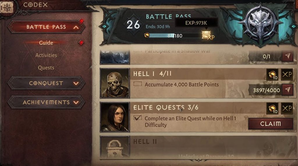 Diablo Immortal Elite Quest