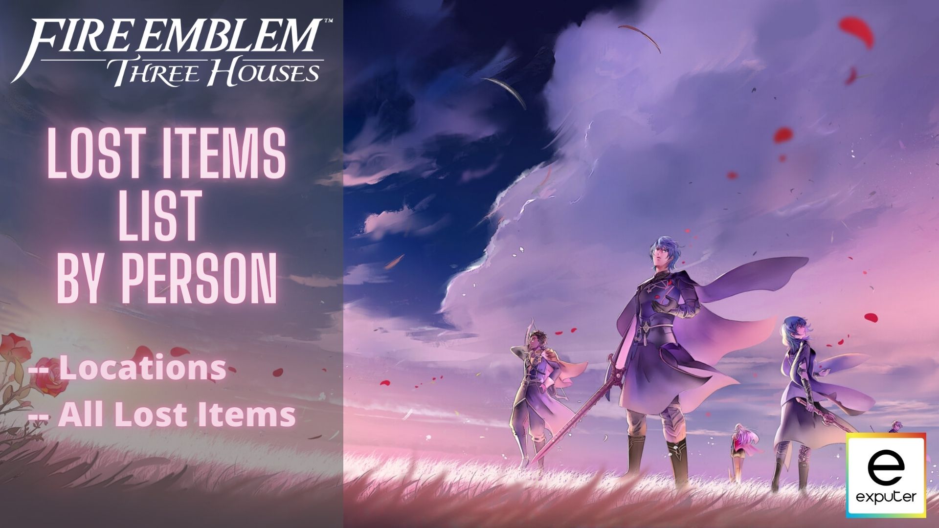 LosT Items In Fire Emblem three houses