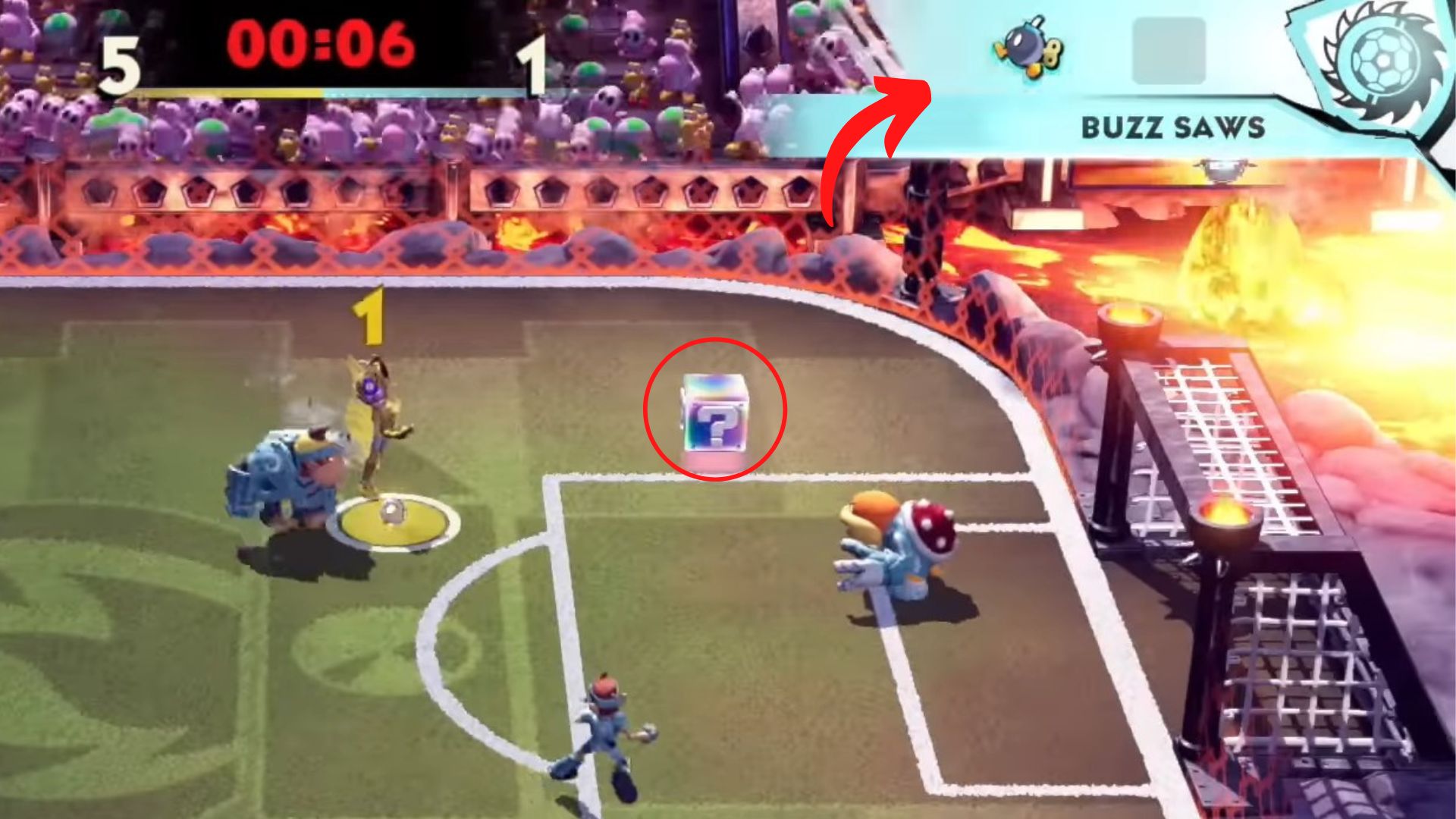 Mario Strikers Battle League items