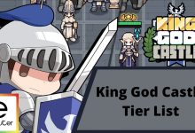 Tier List for King God Castle