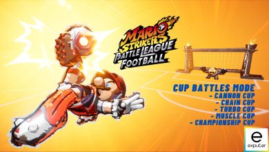 Cups Battle Mode in Mario Strikers Battle League