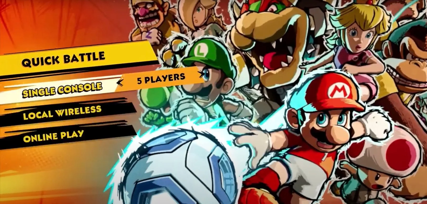 How Multiplayer Works - Online and Local - Mario Strikers: Battle
