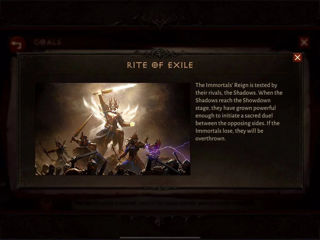 Diablo Immortal Shadow War: how to join, rewards, and Rite of Exile