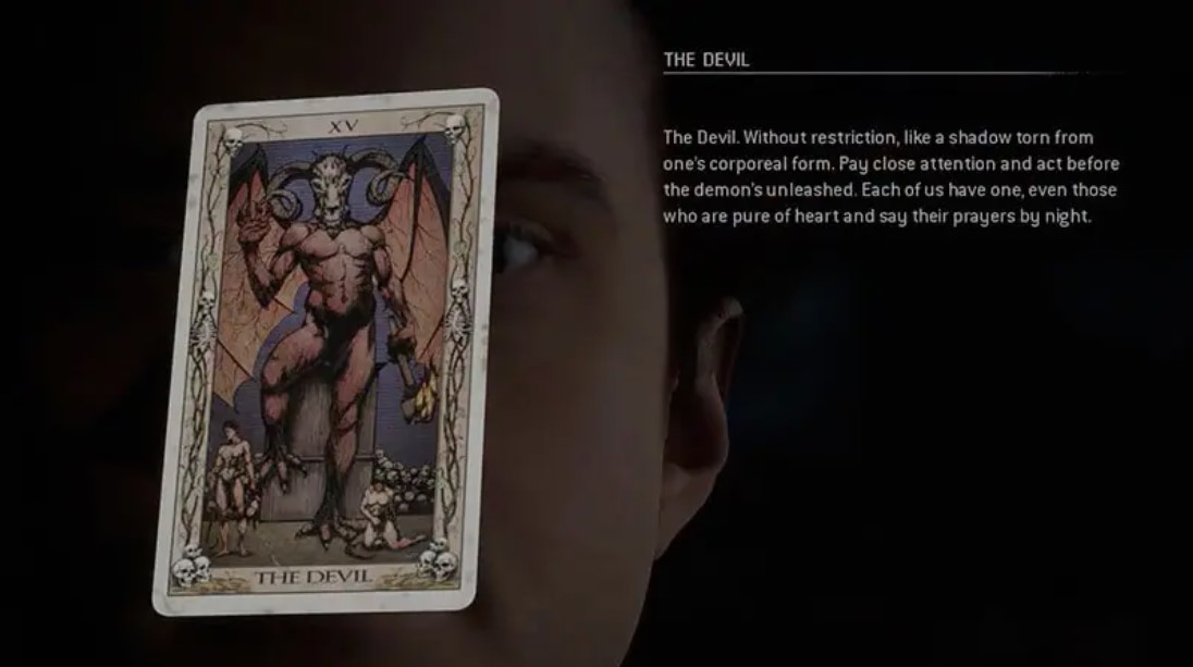 Devil Tarot Card in The Quarry