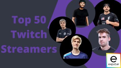 Twitch's top 50 streamers