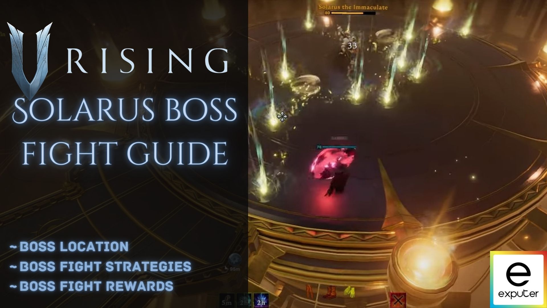 V Rising Solarus The Immaculate Boss Fight