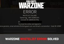 warzone whitelist error