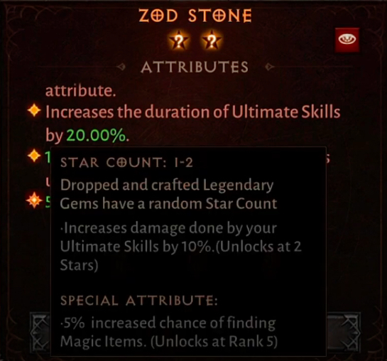 Diablo Immortal Zod Stone