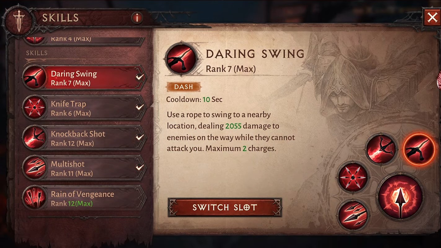 Skills of Demon Hunter