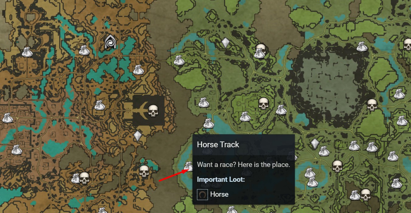 horse location