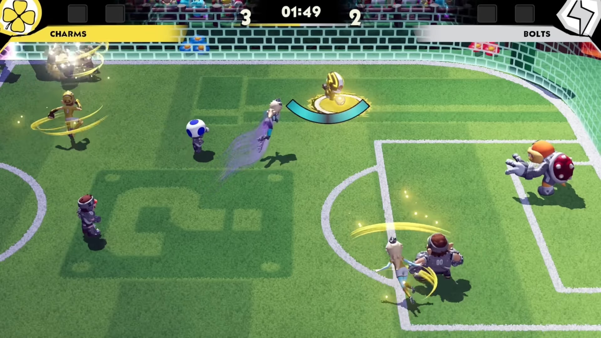Mario Strikers Battle League Strikes