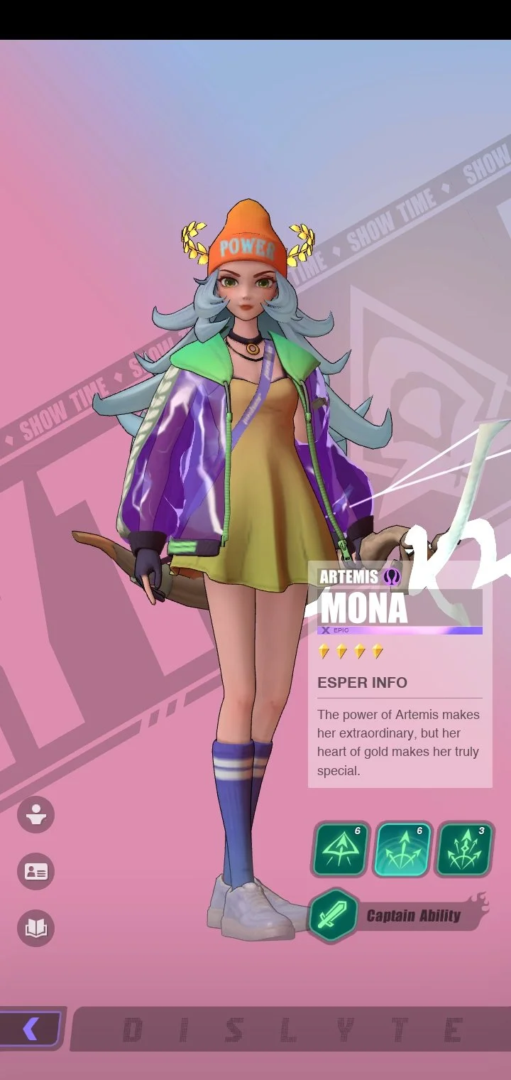 Dislyte mona skin