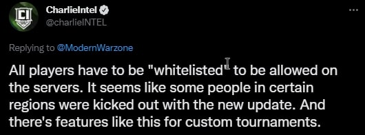 warzone whitelist explanation