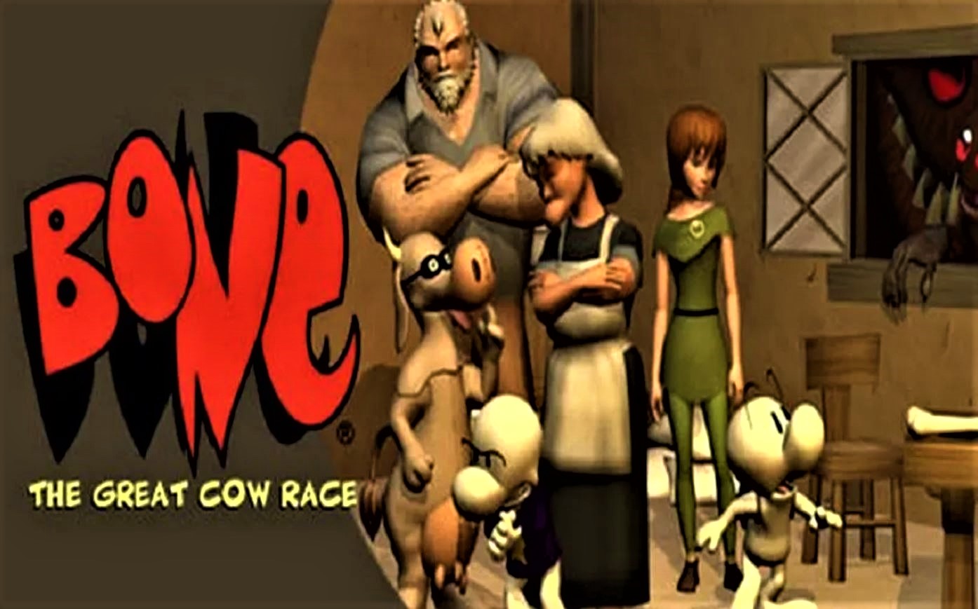 The Great Cow Race GAme cover Bone