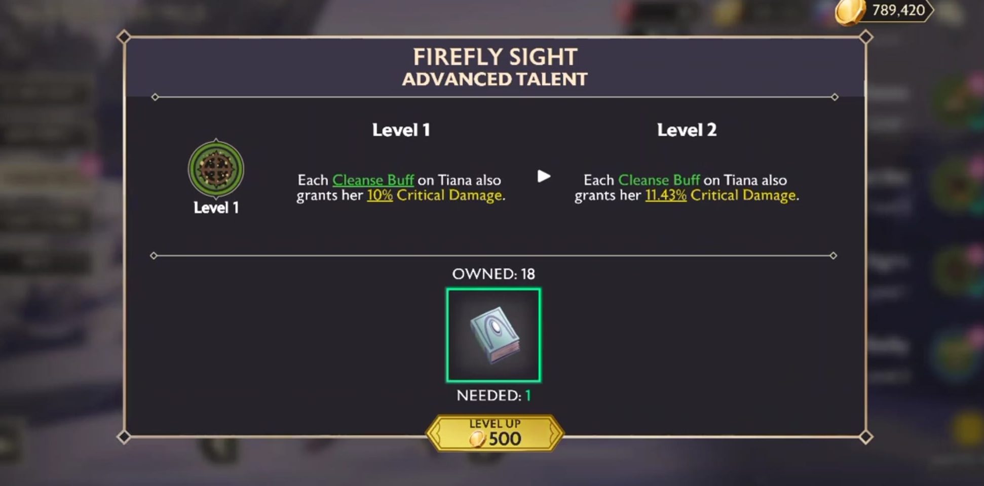 firefly sight talent 